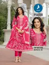 Parthi By Kaya Rayon Printed Kurti With Bottom Dupatta Online Wholesale